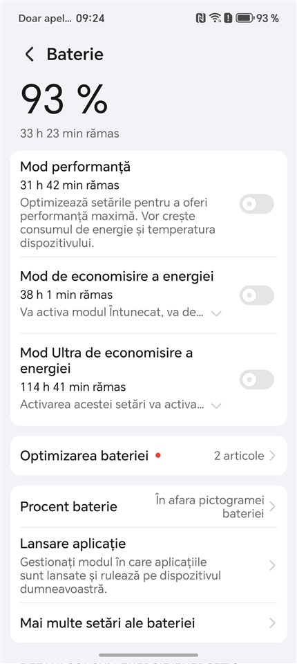 Autonomie Honor 400 Lite