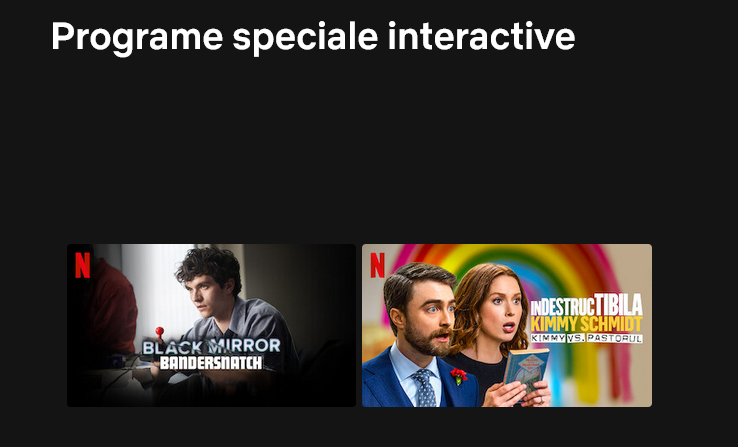 Netflix renunÅ£Ä la filmele interactive, ultimele douÄ urmÃ¢nd a fi eliminate de pe platforma de streaming video pe 12 mai