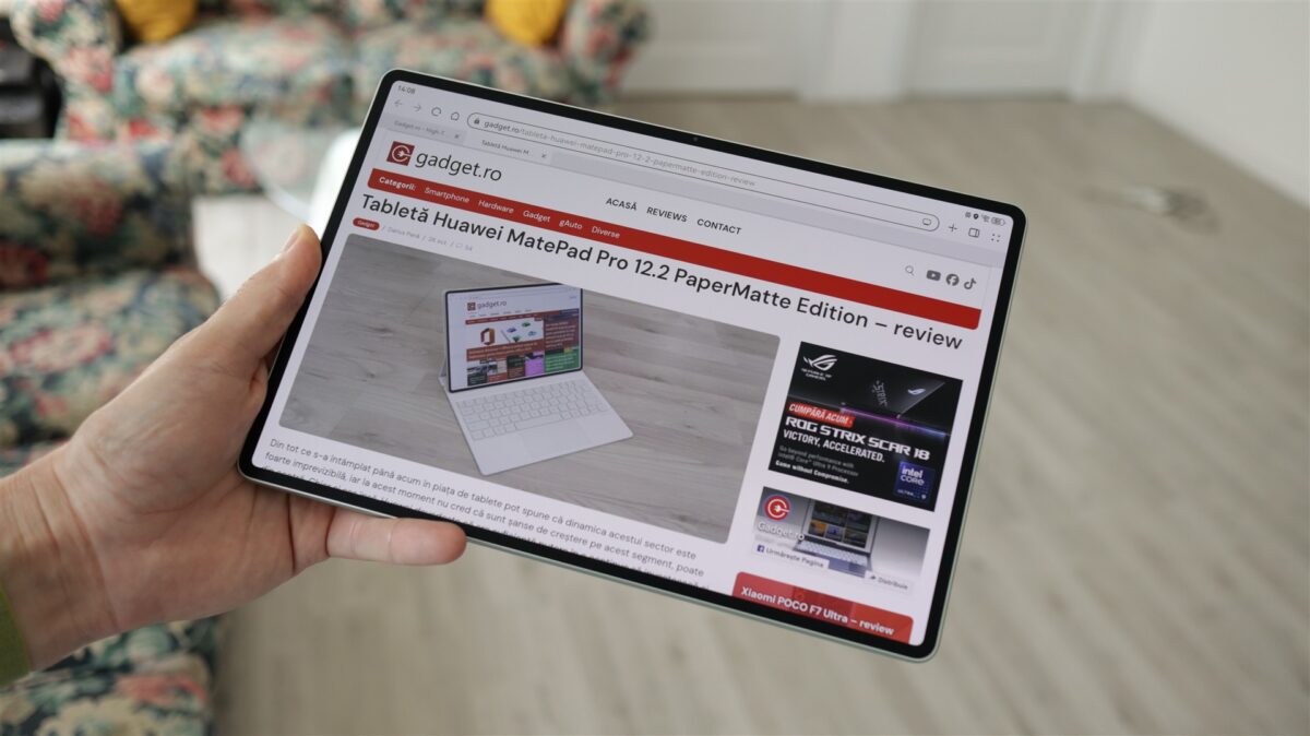 Tableta Huawei MatePad Pro 12.2 2025 PaperMatte Edition - review