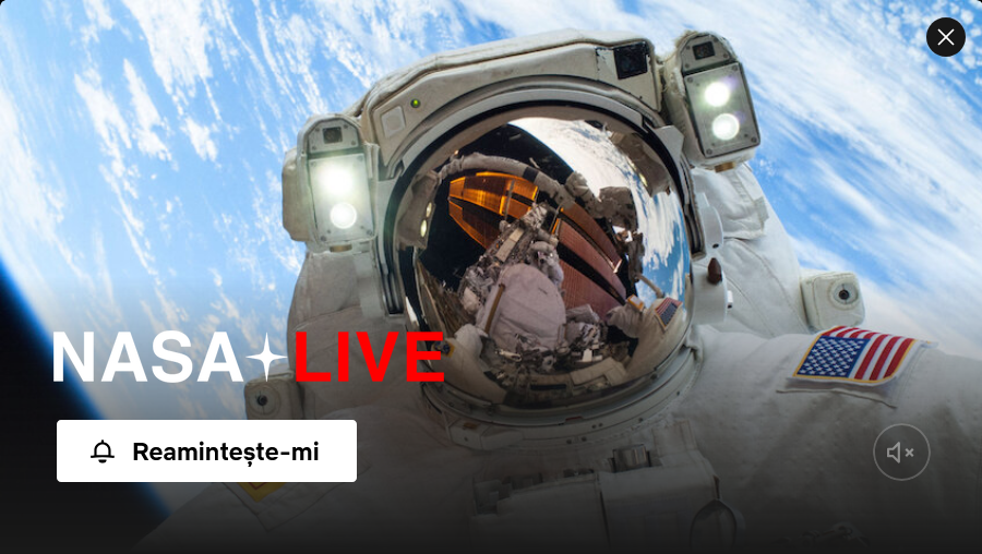 Ãn curÃ¢nd vom putea vedea transmisiuni Åi filmÄri inedite pe Netflix Ã®n RomÃ¢nia (mulÅ£umitÄ unui nou parteneriat cu NASA)