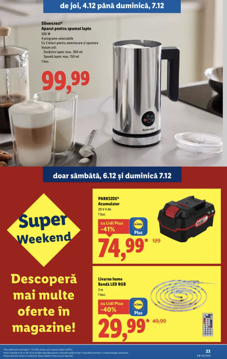 5 gadgets de la LIDL (1.12 – 7.12.2025)