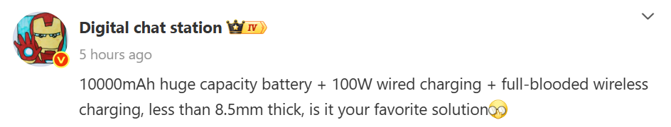 Xiaomi va lansa Ã®n curÃ¢nd un smartphone cu baterie de 10.000 mAh, Ã®ncÄrcare rapidÄ la 100W Åi grosime de sub 8.5 mm