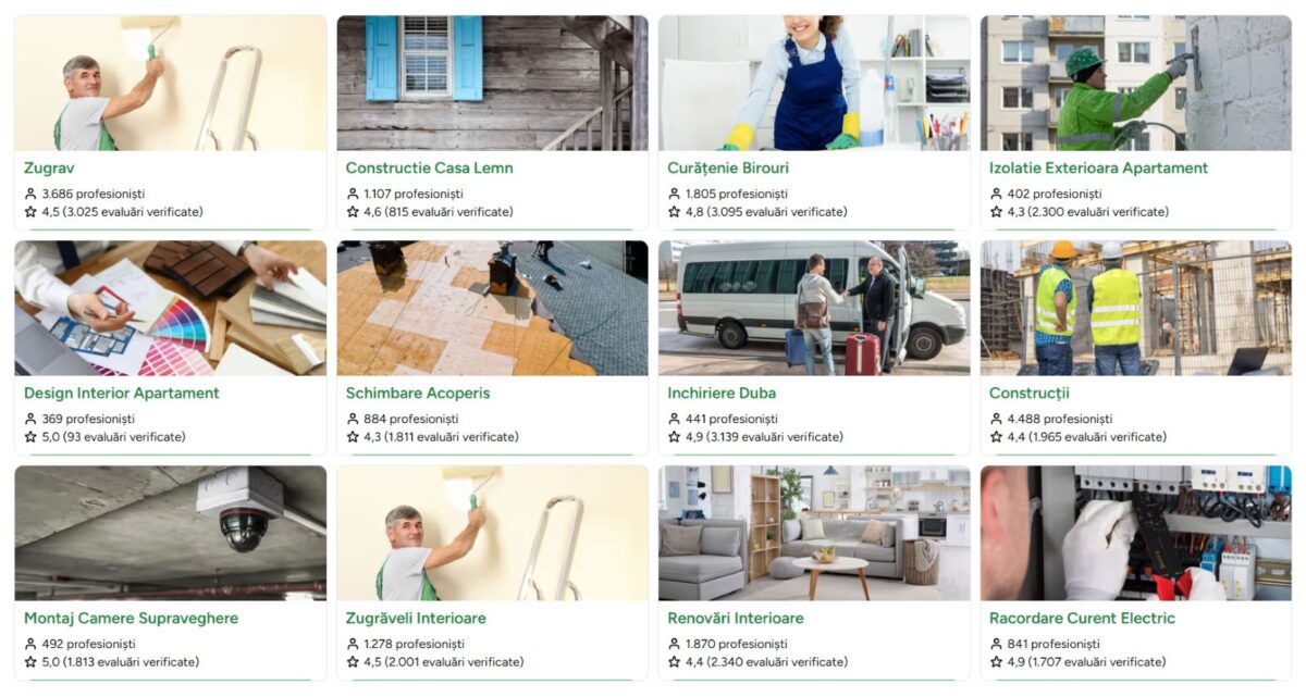 AÈi folosit vreodatÄ HomeRun, platforma care conecteazÄ profesioniÈti din diferite domenii cu cei care au nevoie de serviciile lor?