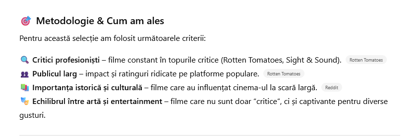 I-am rugat pe ChatGPT Åi pe Google Gemini sÄ Ã®mi facÄ un TOP 5 al celor mai bune filme pe care le recomandÄ din perspectiva lor (iatÄ ce a ieÅit Åi cÃ¢t de diferite / similare au fost rÄspunsurile)