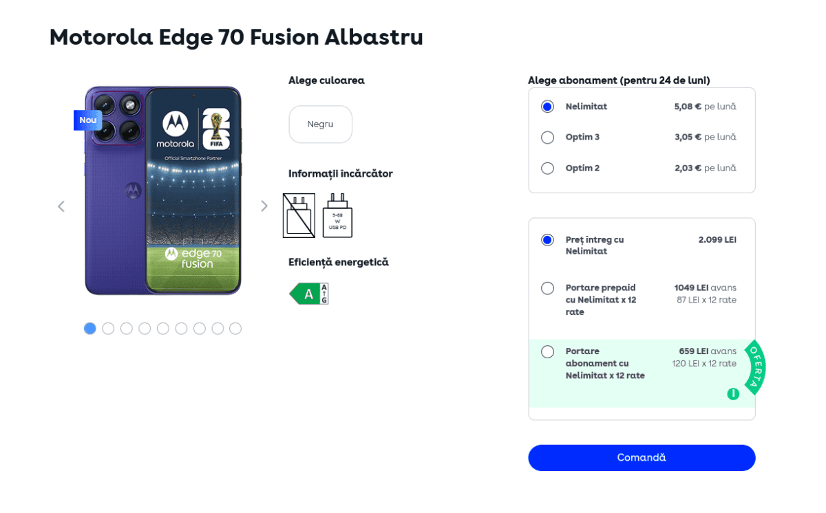 Digi Mobil Ã®Åi Ã®mbogÄÅ£eÅte oferta de smartphone-uri cu 10 noi modele (martie 2026)