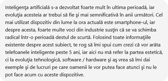 I-am Ã®ntrebat pe ChatGPT Åi pe Google Gemini cum cred ei cÄ vor arÄta smartphone-urile peste 5 ani, Ã®n contextul dezvoltÄrii inteligenÅ£ei artificiale
