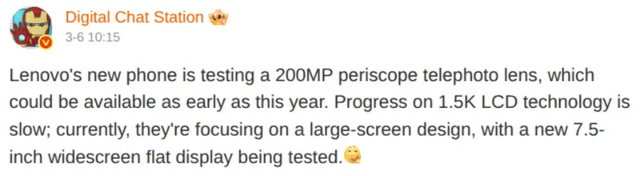 Lenovo pregÄteÅte lansarea unui smartphone cu ecran de 7.5 inci