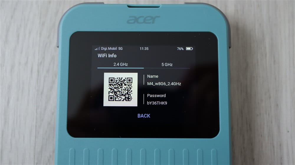 Interfata Acer Connect M4