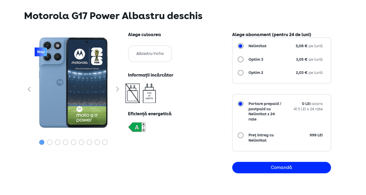 Digi Mobil Ã®Åi Ã®mbogÄÅ£eÅte oferta de smartphone-uri cu 4 noi modele (aprilie 2026)