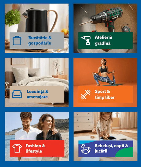 LIDL Ã®Åi modificÄ organizarea magazinelor sale pentru a creÅte vizibilitatea produselor nealimentare (gadgets de orice fel, bricolaj etc.)