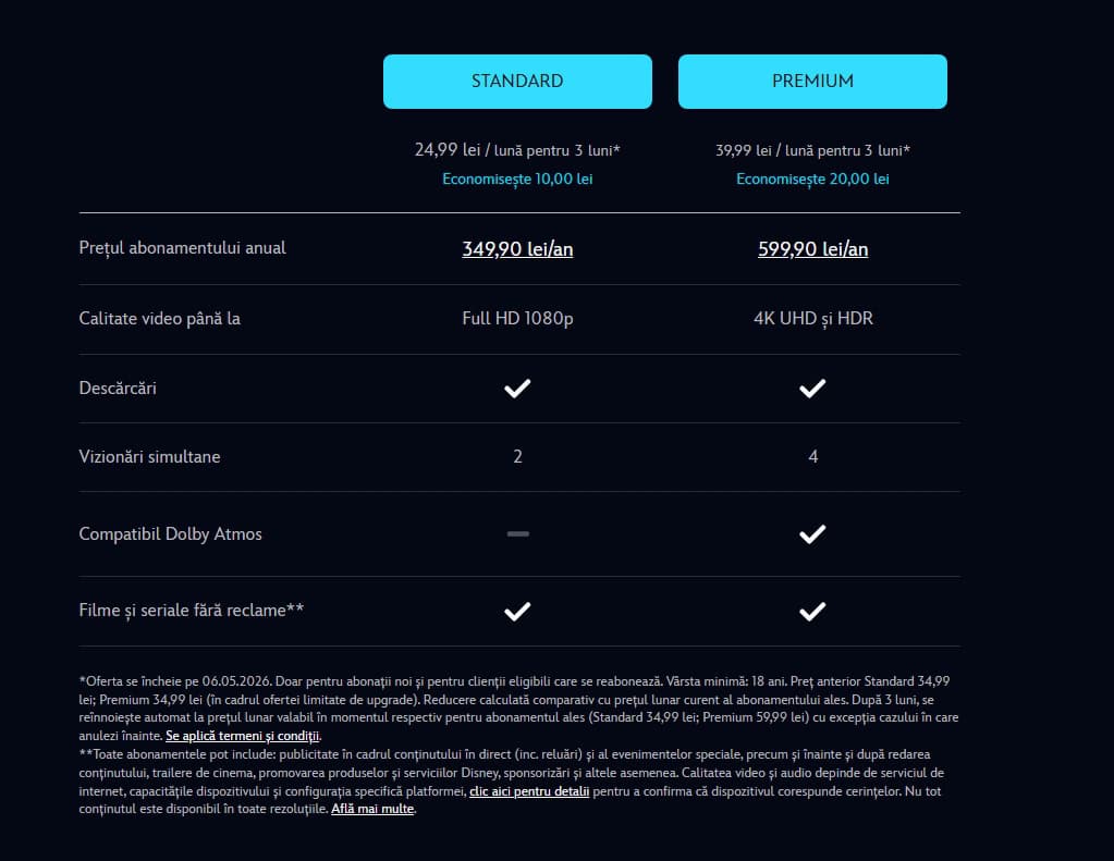 Platforma de streaming video Disney+ lanseazÄ o nouÄ ofertÄ promoÅ£ionalÄ Ã®n RomÃ¢nia valabilÄ pÃ¢nÄ pe 6 mai