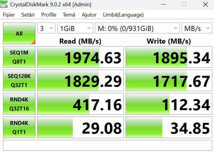 Test viteze SSD extern ADATA Urban Tapsafe