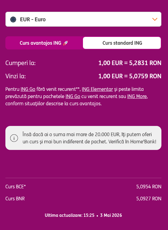 Cursul valutar la euro a explodat, astfel cÄ toÅ£i vom avea facturi mai mari la telefonie mobilÄ (la Orange Åi Vodafone se apropie deja de un curs de 5.3 lei / euro)