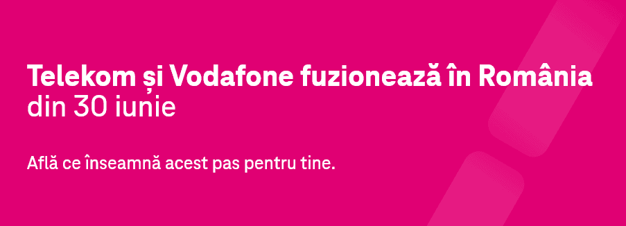 Este oficial, Telekom Mobile mai are o lunÄ de prezenÅ£Ä Ã®n RomÃ¢nia (Vodafone confirmÄ fuziunea finalÄ)