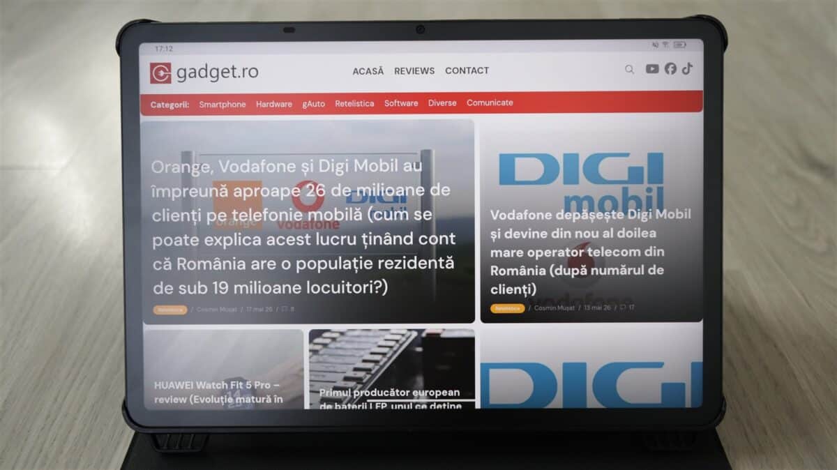 TabletÄ TCL NXTPAPER 11 Plus – prezentare (Ecranul face diferenÈa, dar cu un hardware modest Ã®n spate)