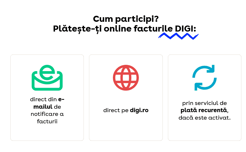 Pentru a Ã®ncuraja plata online a facturilor, DIGI RomÃ¢nia pune la bÄtaie ca premiu o maÅinÄÂ  (iatÄ ce trebuie sÄ faceÅ£i Åi care este modelul pe care Ã®l puteÅ£i cÃ¢Åtiga)