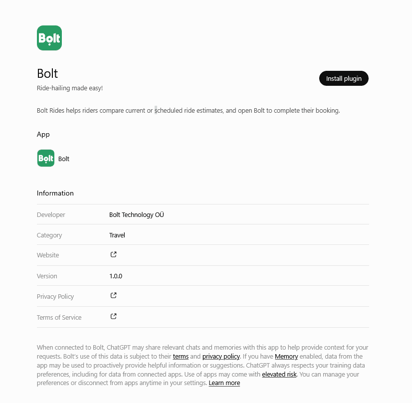 Bolt lanseazÄ Ã®n RomÃ¢nia posibilitatea de a rezerva curse prin intermediul ChatGPT (iatÄ ce trebuie sÄ faci)
