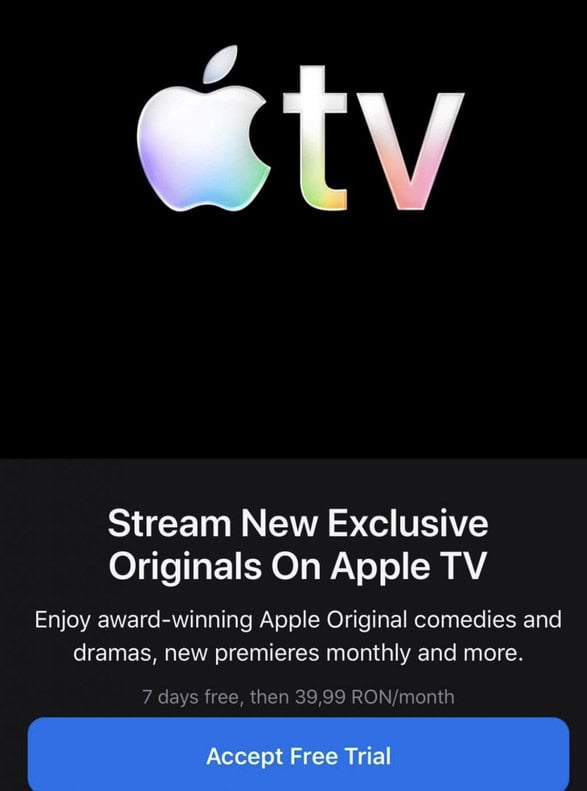 CÃ¢t va costa abonamentul lunar pentru Apple TV Ã®n RomÃ¢nia (lansarea pare iminentÄ)?