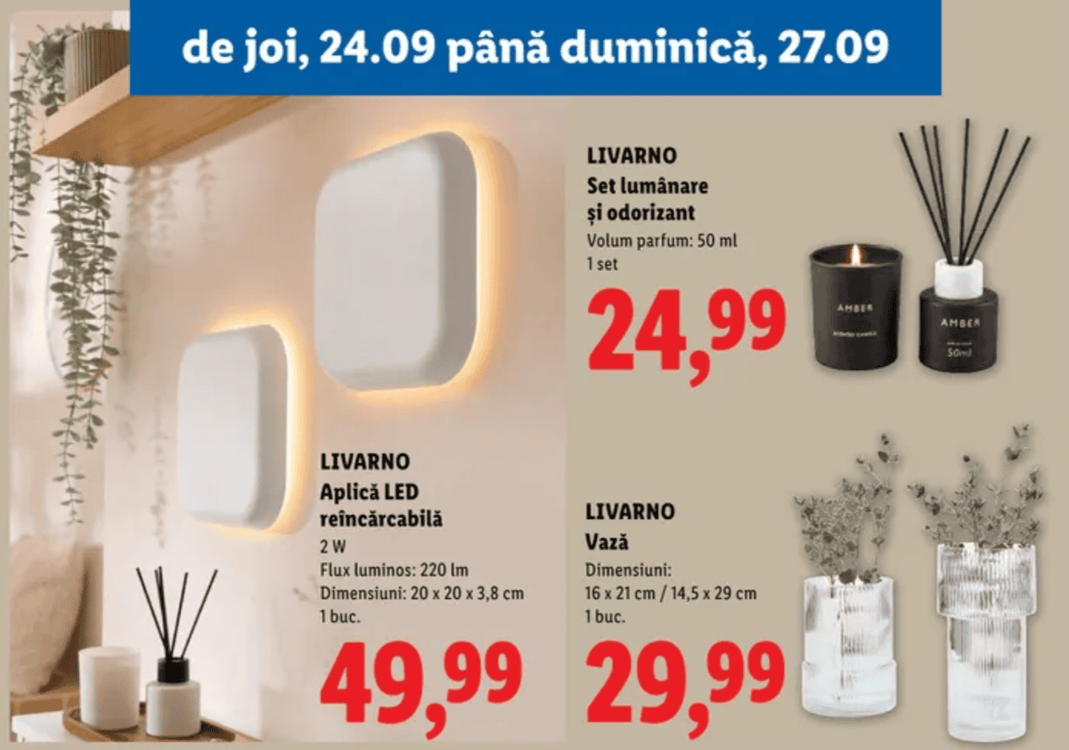 10 gadgets de la LIDL (21.09 – 27.09.26)