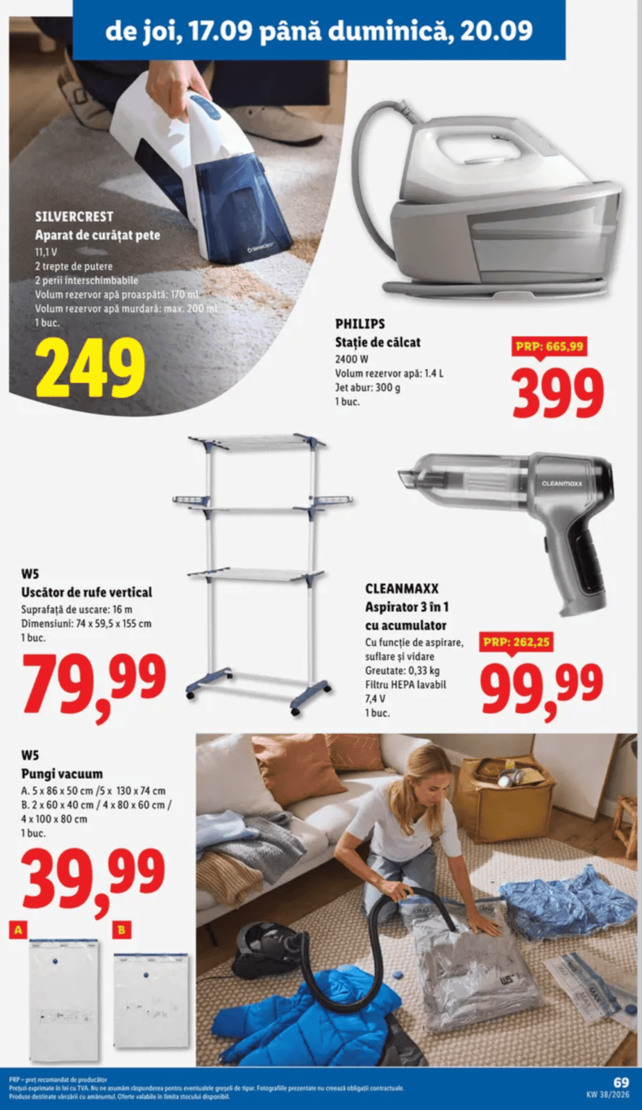 5 gadgets de la LIDL (14.09 – 20.09.26)