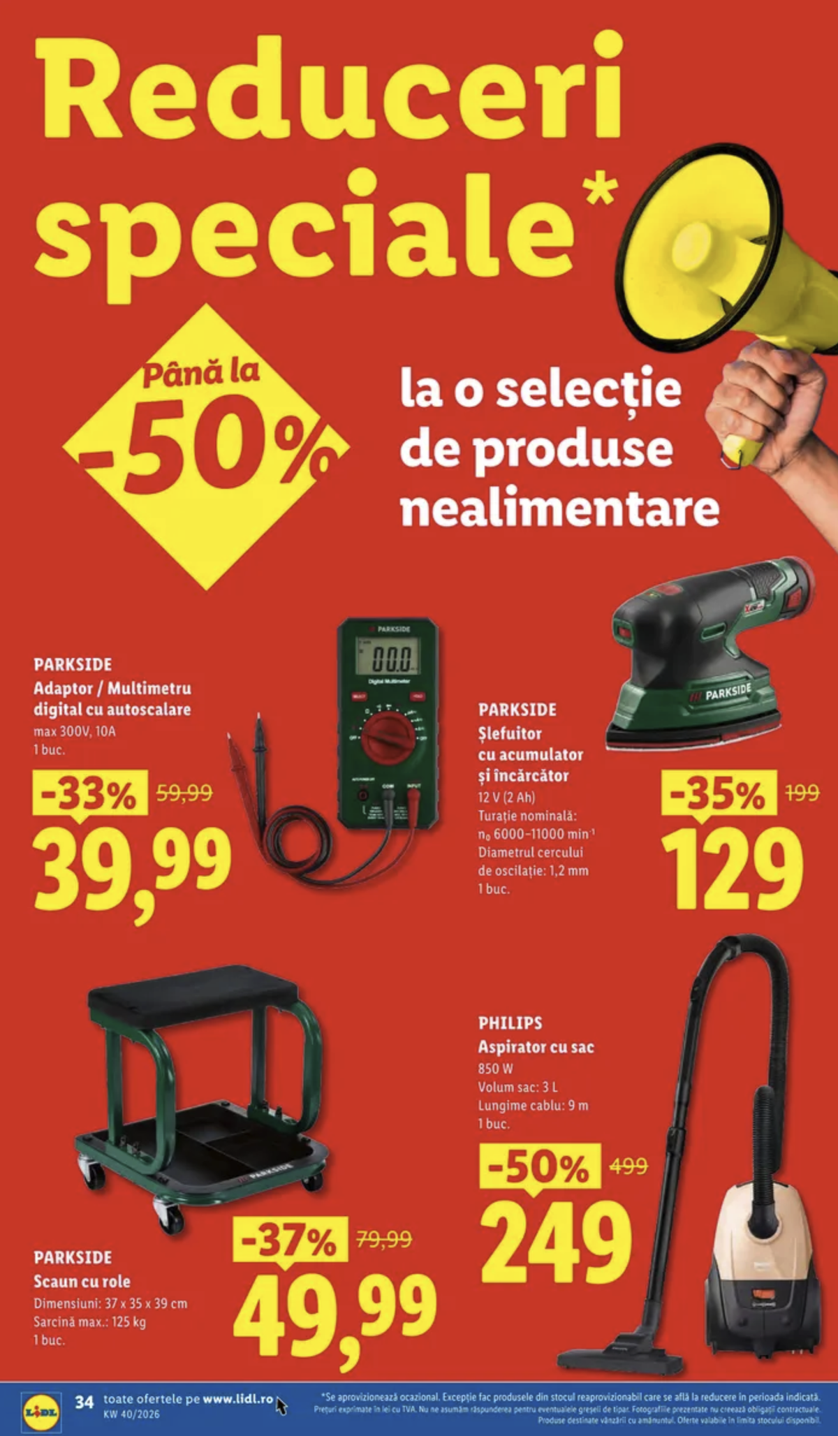 5 gadgets de la LIDL (28.09 – 4.10.26)