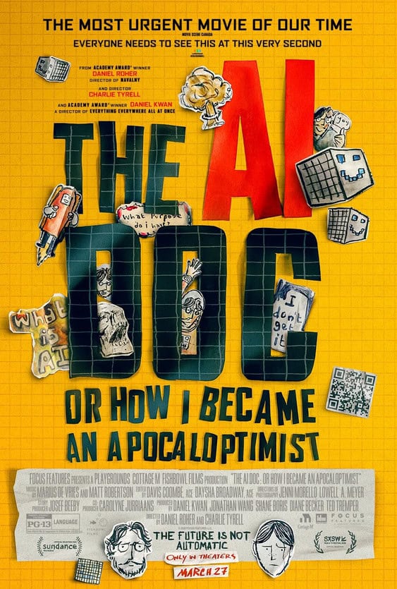 Am vÄzut documentarul The AI Doc: Or How I Became an Apocaloptimist (disponibil pe Netflix) Åi mi-am dat seama cÄ pot spera la un viitor mai bun, Ã®n timp ce ma internez la nebuni