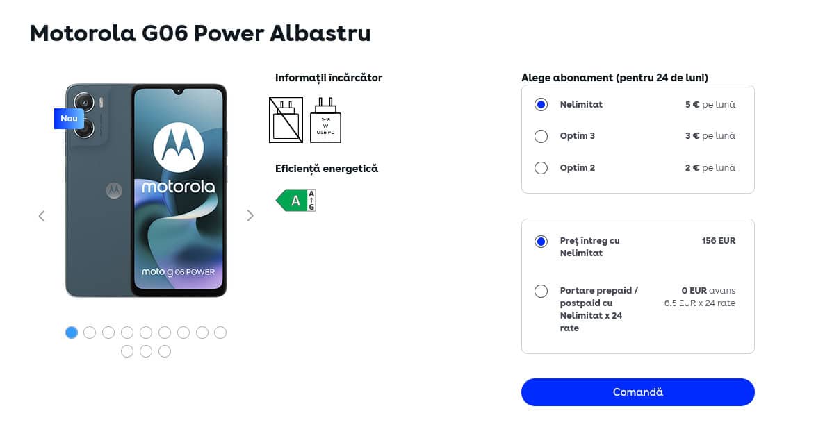 Digi Mobil Ã®Åi Ã®mbogÄÅ£eÅte oferta de smartphone-uri cu un model nou (septembrie 2026)
