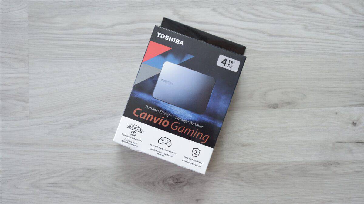 HDD extern Toshiba Canvio Gaming 4TB - review