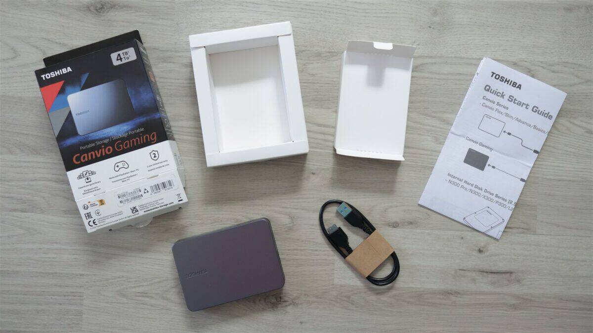HDD extern Toshiba Canvio Gaming 4TB - review