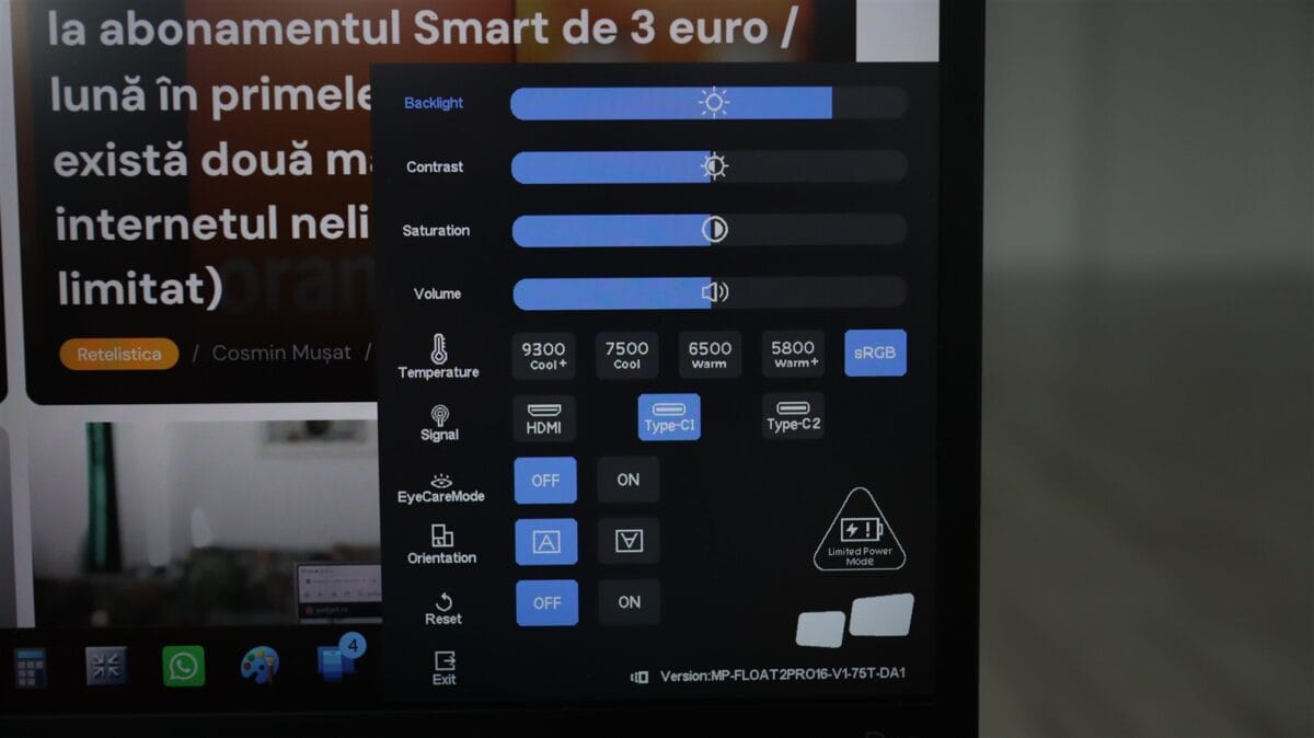 Monitor portabil Mobile Pixels Duex Float 2 Pro - prezentare