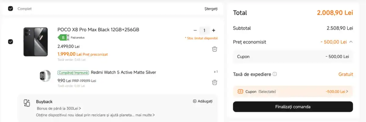 Cum ne afecteazÄ deja scumpirile componentelor hardware la smartphone-uri existente Ã®n piaÅ£Ä (cazul Poco X8 Pro Max, device cu baterie de 8500 mAh)?
