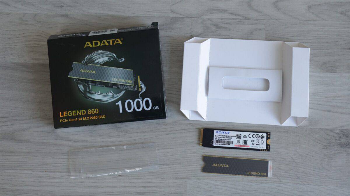 SSD ADATA Legend 860 1TB - review
