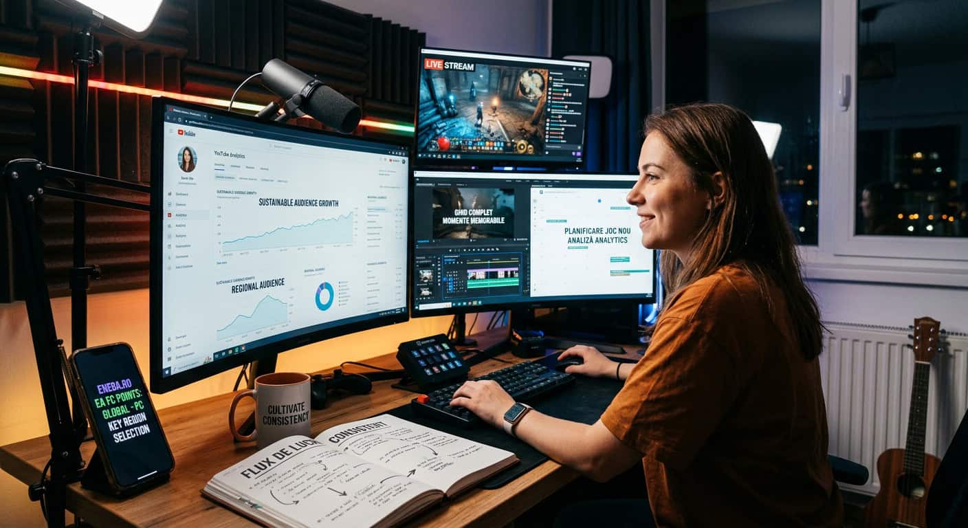 Un flux de lucru consecvent pentru conÈinut de gaming Ã®n vederea creÈterea audienÈei